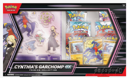 Pokémon Trading Card Game: Cynthia's Garchomp ex Premium Collection Español