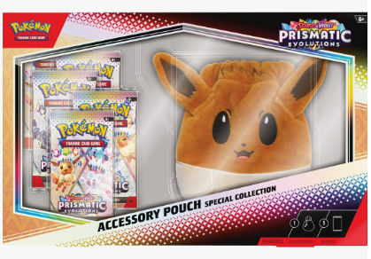 Pokémon Trading Card Game: Scarlet and Violet Prismatic Evolutions Accessory Pouch
