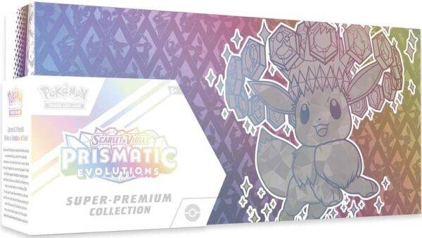 UPC Prismatic Pokémon Trading Card Game Prismatic Evolutions Super Premium Collection