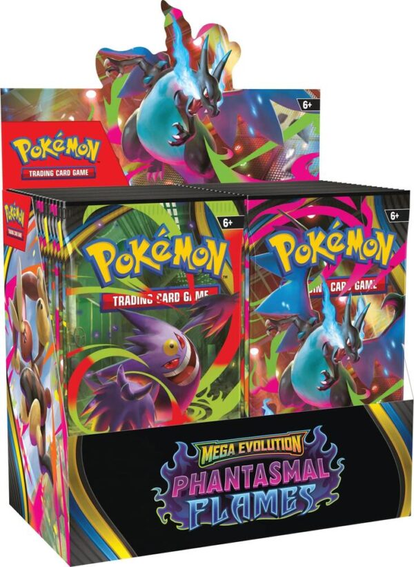 Pokémon TCG: Mega Evolution—Phantasmal Flames Booster Display