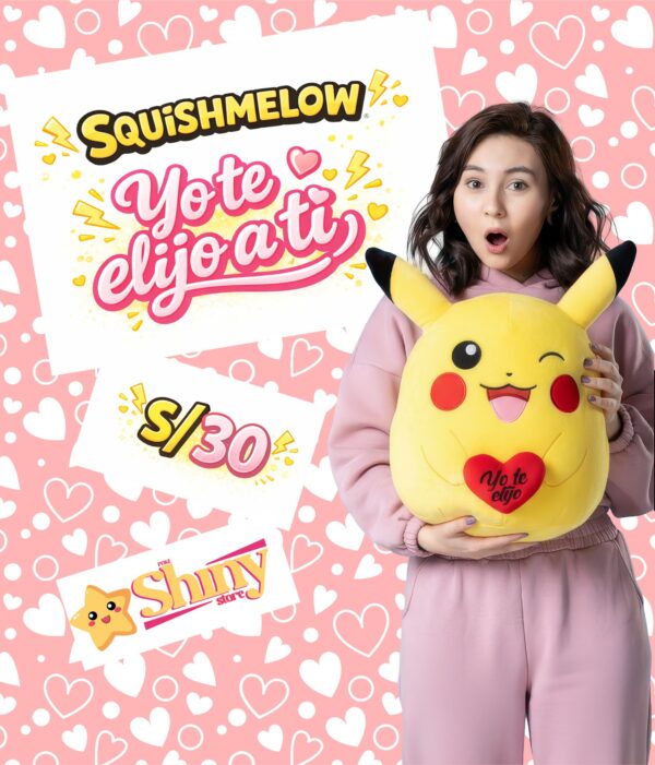 publicidad squishmellow Squishmellow - Pikachu Yo te elijo a tí
