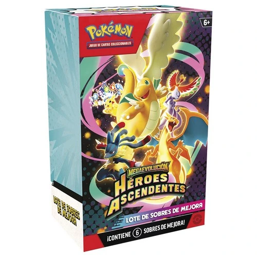 Heroes-Ascendentes-Booster Pokémon TCG: Héroes Ascendentes | Booster Bundle (ESP)