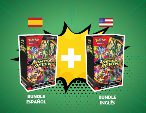 BUNDLE + BUNDLE ESP TCG: Mega Evolution – Delta Reign Bundle (ESP) + Bundle (ENG) - PREVENTA