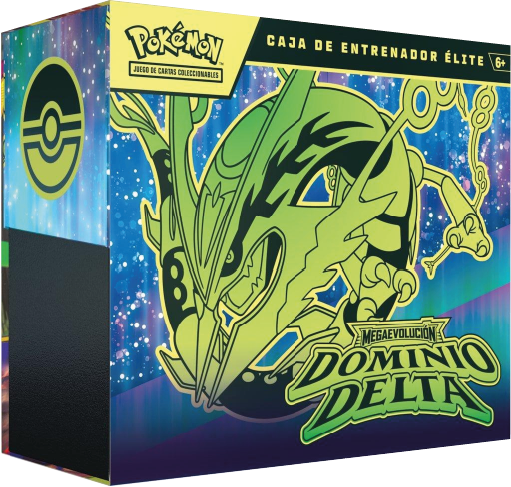ETB DELTA REIGN ESPAÑOL SIN FONDO TCG: Mega Evolution – Delta Reign Elite Trainer Box (Español) - PREVENTA